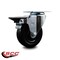 Service Caster 4'' Hard Rubber Wheel Swivel Top Plate Caster Posi Brake SCC-20S414-HRS-PLB - alternate 5